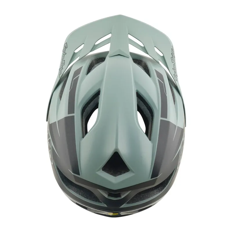 Troy Lee Designs Flowline SE MIPS MTB Helmet - Hydro Sage/Charcoal-7