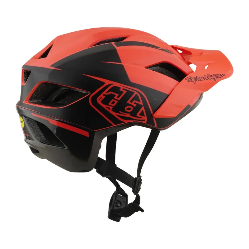 Troy Lee Designs Flowline SE MIPS MTB Helmet - Hydro Coral/Charcoal-5