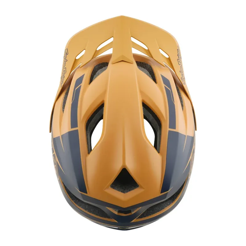 Troy Lee Designs Flowline SE MIPS MTB Helmet - Hydro Mustard/Black Iris-7