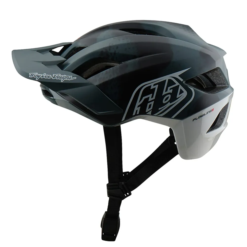 uPRISE Bikes Troy Lee Designs Flowline SE Mips MTB Helmet - Badge Camo Grey | Price match, 365 day return s, 18-Month Warranty, Finance Available & Free UK Delivery