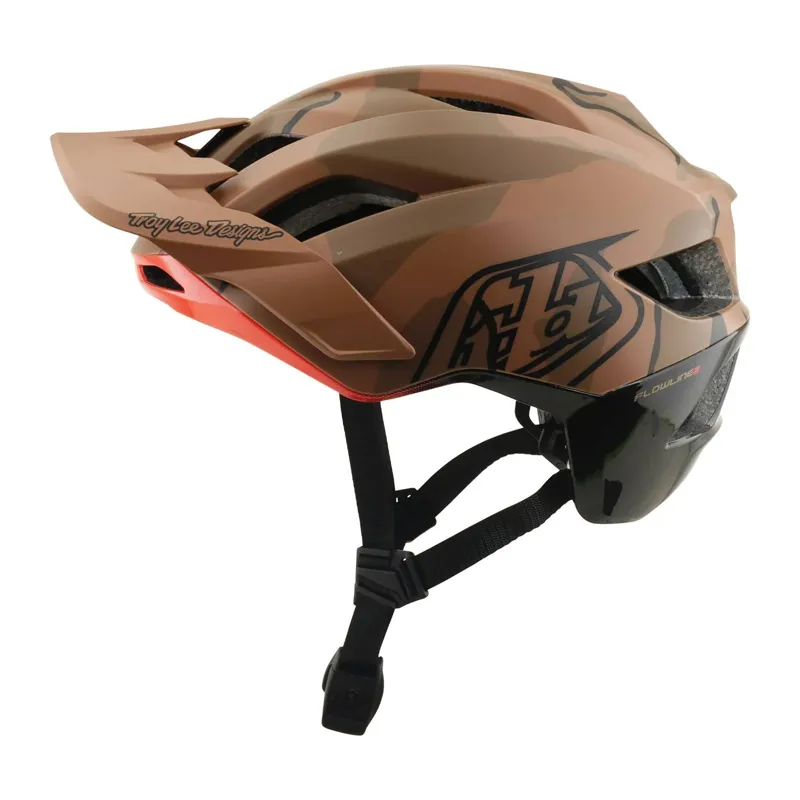 Troy Lee Designs Flowline SE MIPS MTB Helmet - Badge Sienna Camo-2
