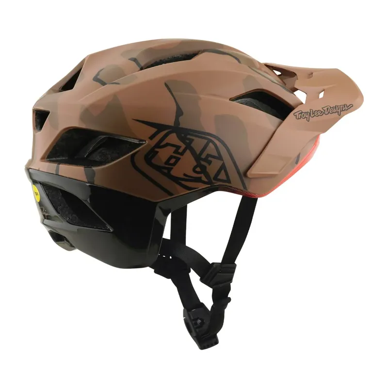 Troy Lee Designs Flowline SE MIPS MTB Helmet - Badge Sienna Camo-5