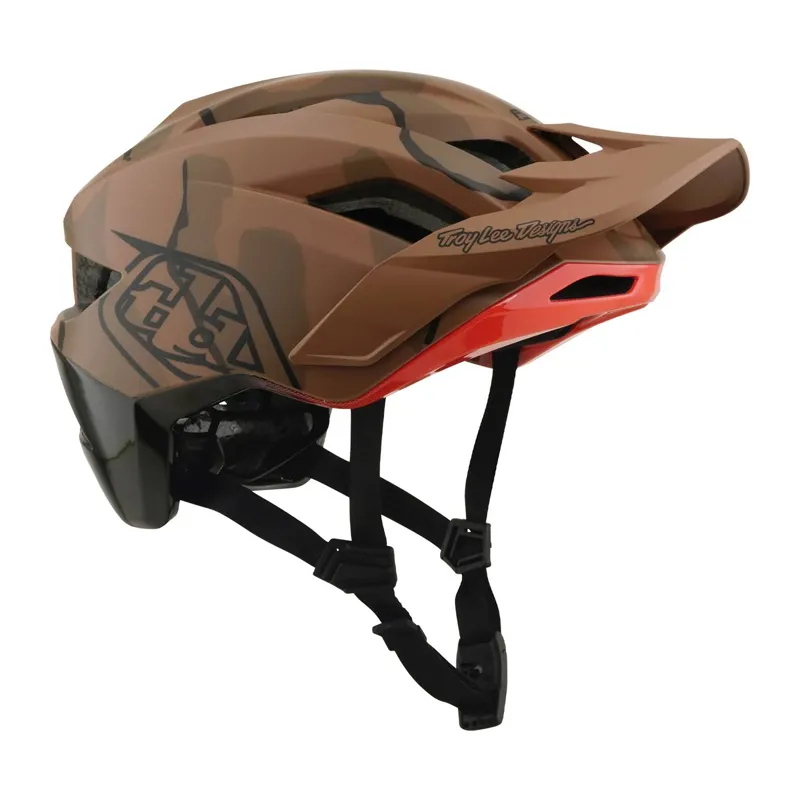 Troy Lee Designs Flowline SE MIPS MTB Helmet - Badge Sienna Camo-1