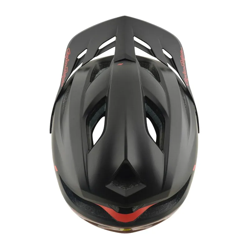 Troy Lee Designs Flowline SE MIPS MTB Helmet - Stacks Charcoal/Sienna-7