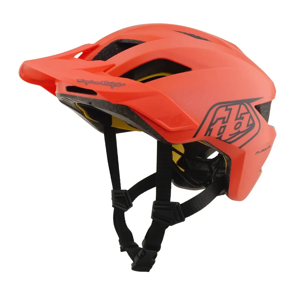 uPRISE Bikes Troy Lee Designs Flowline MIPS Youth Helmet - Point Coral/Charcoal | Price match, 365 day returns, 18-Month Warranty, Finance Available & Free UK Delivery