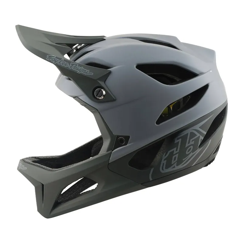 Troy Lee Designs Stage MIPS Full Face Helmet - Drone Grey-2