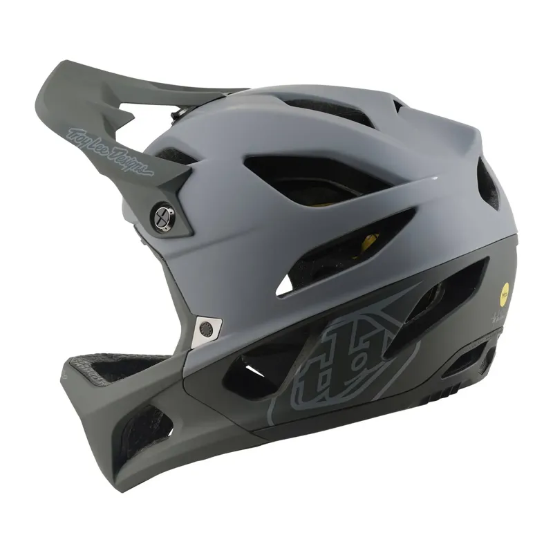 Troy Lee Designs Stage MIPS Full Face Helmet - Drone Grey-4