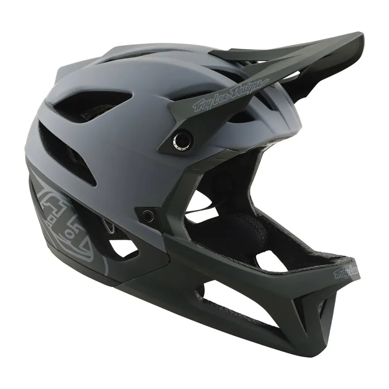 Troy Lee Designs Stage MIPS Full Face Helmet - Drone Grey-1