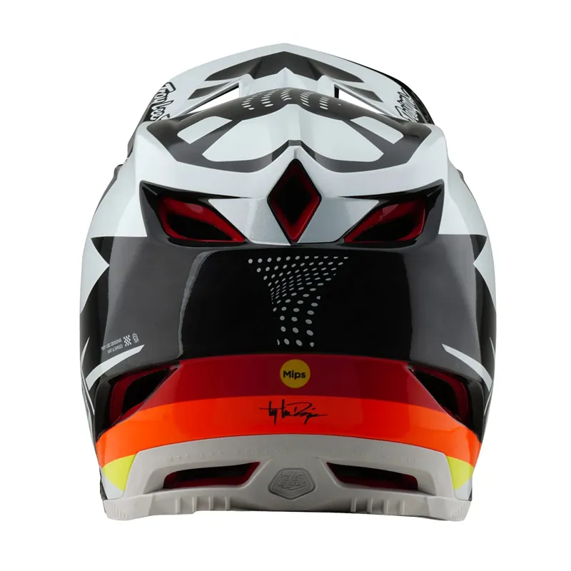 Troy Lee Designs D4 Carbon Mips Full Face Helmet - Optic Black-6