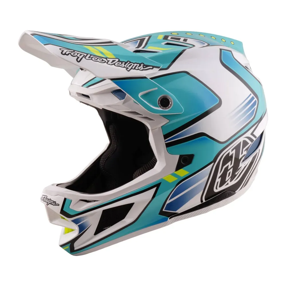 uPRISE Bikes Troy Lee Designs D4 Composite MIPS Full Face Helmet - Crest Real Teal | Price match, 365 day returns, 18-Month Warranty, Finance Available & Free UK Delivery