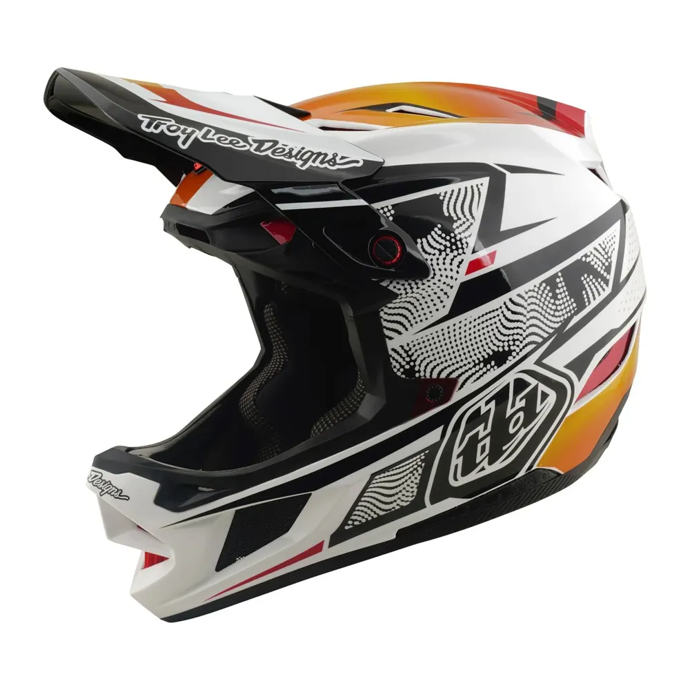 uPRISE Bikes Troy Lee Designs D4 Composite MIPS Full Face Helmet - Lined Up White | Price match, 365 day returns, 18-Month Warranty, Finance Available & Free UK Delivery