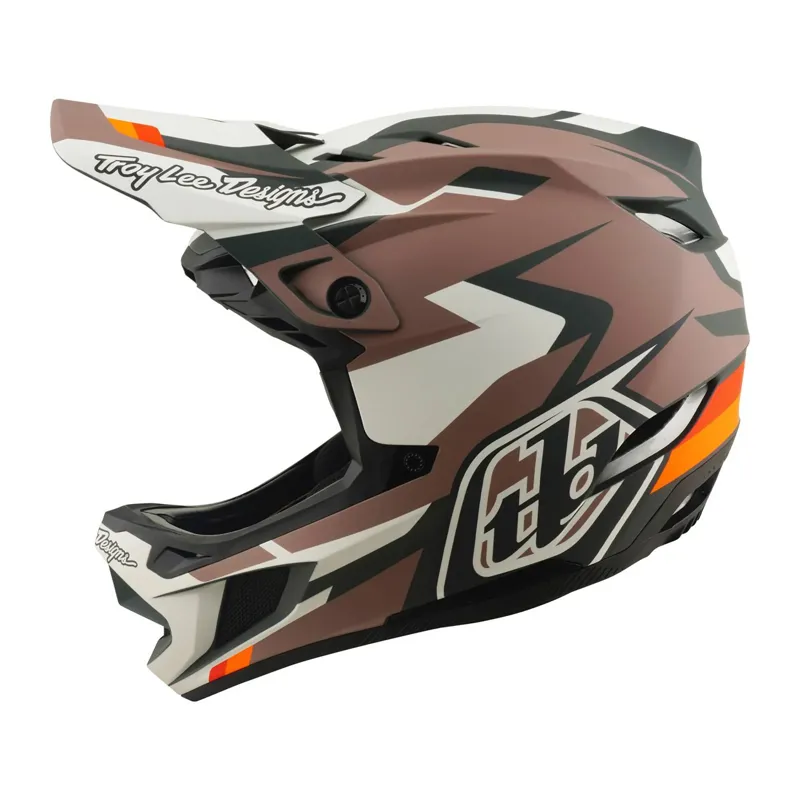 Troy Lee Designs D4 Polyacrylate Mips Full Face Helmet - Roamer Clay-4