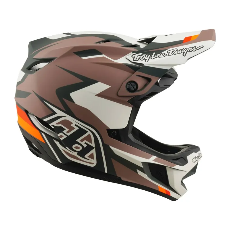 Troy Lee Designs D4 Polyacrylate Mips Full Face Helmet - Roamer Clay-5