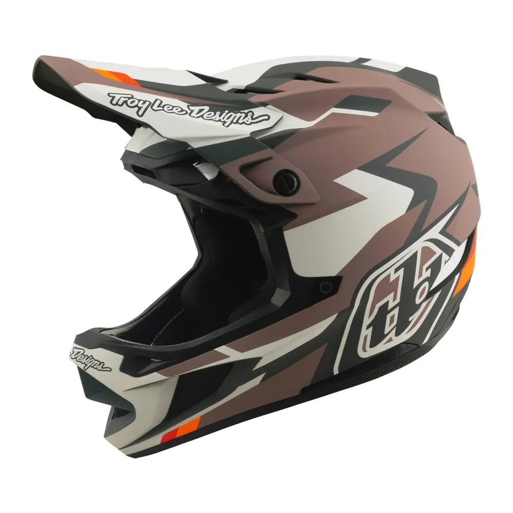 uPRISE Bikes Troy Lee Designs D4 Polyacrylate Mips Full Face Helmet - Roamer Clay | Price match, 365 day returns, 18-Month Warranty, Finance Available & Free UK Delivery