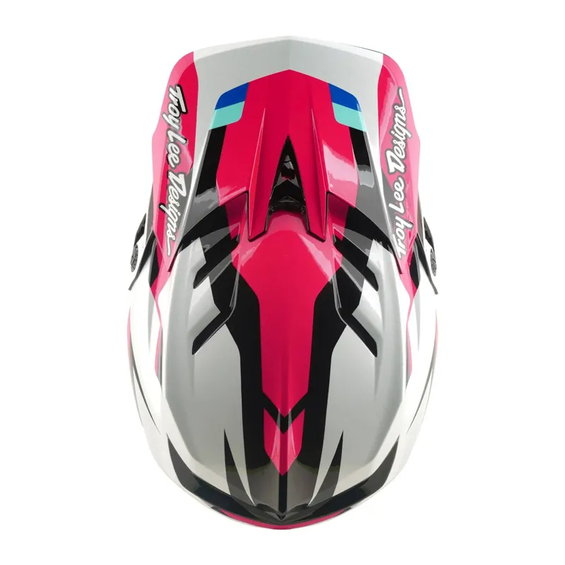 Troy Lee Designs D4 Polyacrylate Mips Full Face Helmet - Roamer Magenta-7