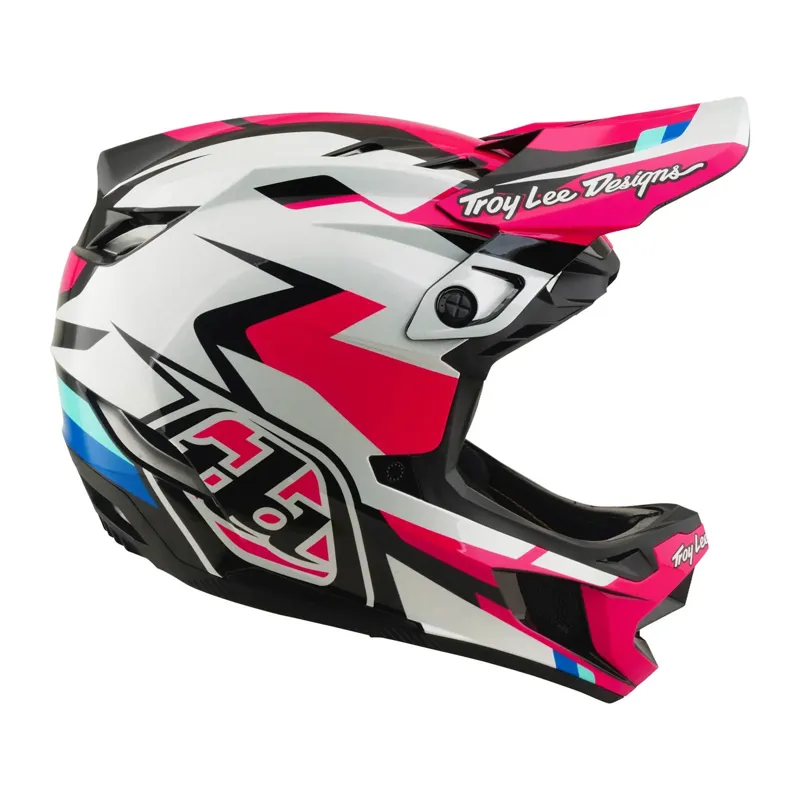 Troy Lee Designs D4 Polyacrylate Mips Full Face Helmet - Roamer Magenta-5
