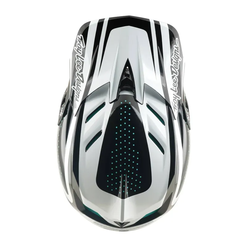 Troy Lee Designs D4 Polyacrylate Mips Full Face Helmet - The Line Charcoal/White-6