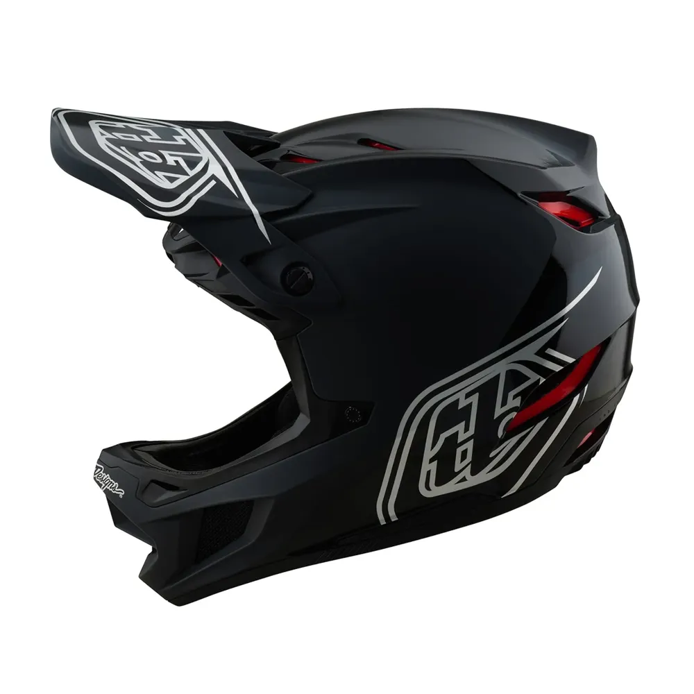 uPRISE Bikes Troy Lee Designs D4 Polyacrylate Mips Full Face Helmet - Shadow Black | Price match, 365 day return s, 18-Month Warranty, Finance Available & Free UK Delivery