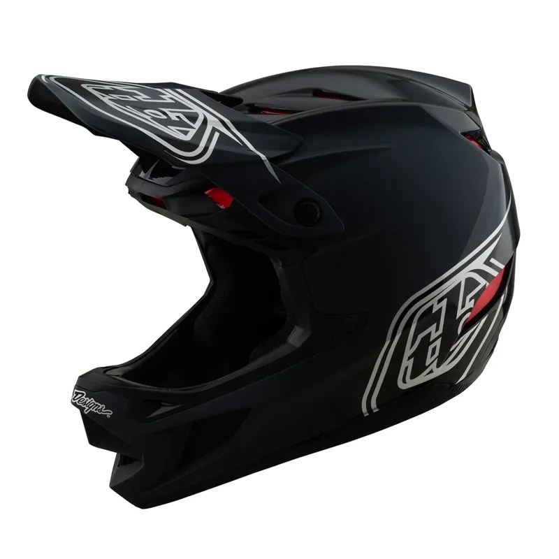 Troy Lee Designs D4 Polyacrylate Mips Full Face Helmet - Shadow Black-2
