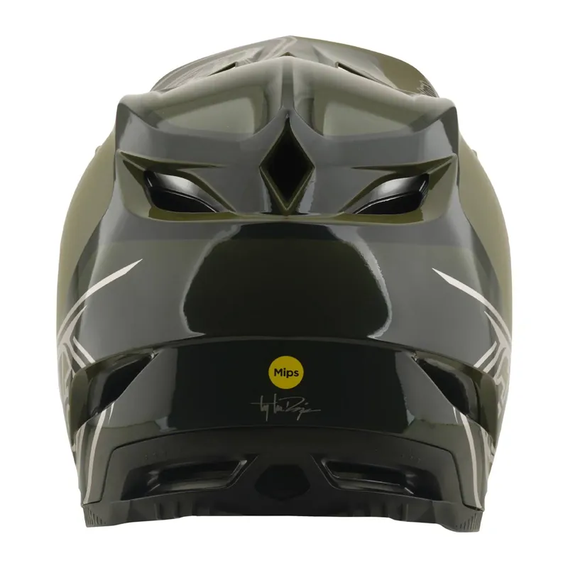 Troy Lee Designs D4 Polyacrylate Mips Full Face Helmet - Shadow Beetle-6