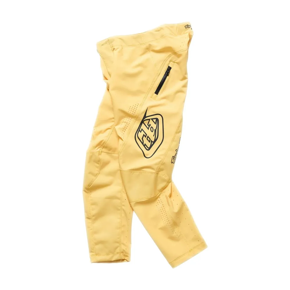 uPRISE Bikes Troy Lee Designs Sprint Pro Youth Trousers - Mono Butter | Price match, 365 day returns, 18-Month Warranty, Finance Available & Free UK Delivery