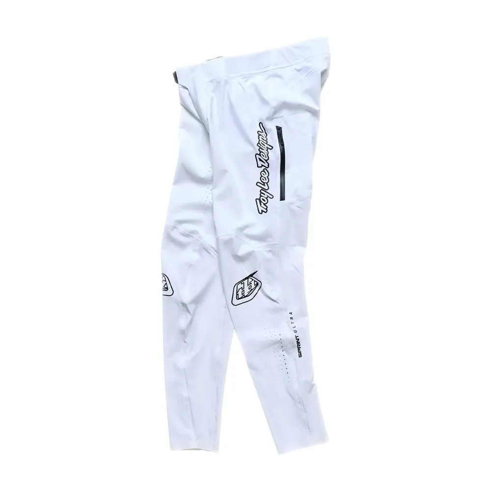 uPRISE Bikes Troy Lee Designs Sprint Ultra Men's Trousers - Mono White | Price match, 365 day returns, 18-Month Warranty, Finance Available & Free UK Delivery