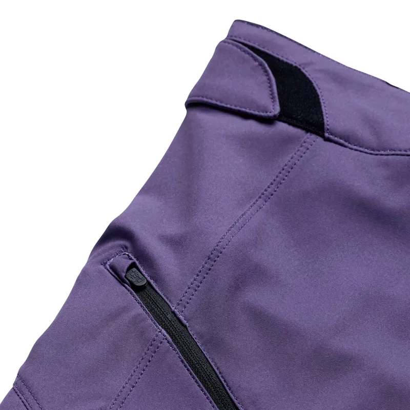 Troy Lee Lilium Women's Baggy Shorts Shell Only - Solid Deep Purple-3