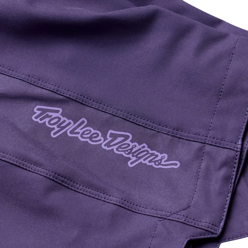 Troy Lee Lilium Women's Baggy Shorts Shell Only - Solid Deep Purple-4