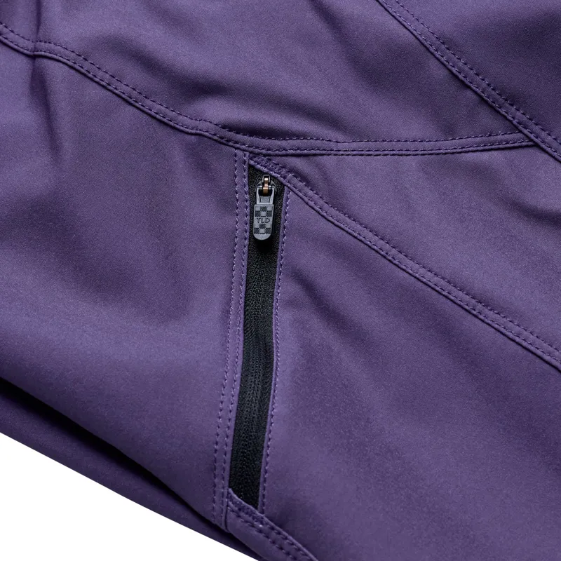 Troy Lee Lilium Women's Baggy Shorts Shell Only - Solid Deep Purple-5