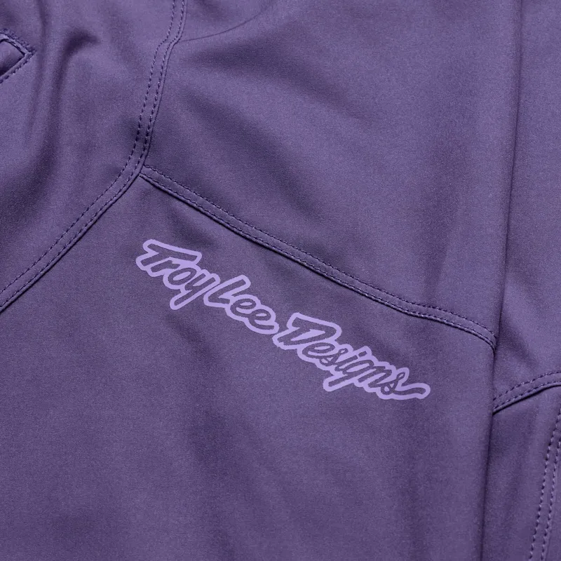 Troy Lee Lilium Women's Baggy Shorts Shell Only - Solid Deep Purple-6