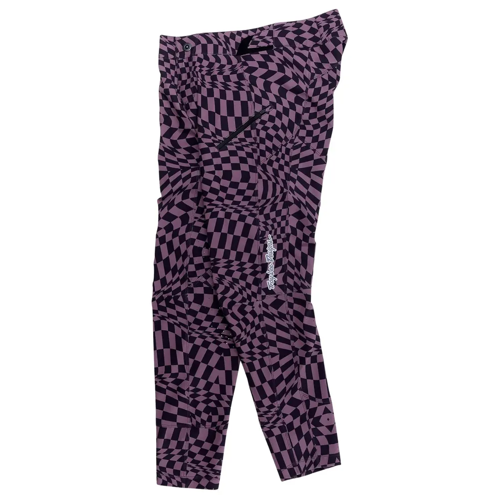 uPRISE Bikes Troy Lee Designs Lilium Women's Trousers - Twisted Checkers Purple | Price match, 365 day return s, 18-Month Warranty, Finance Available & Free UK Delivery