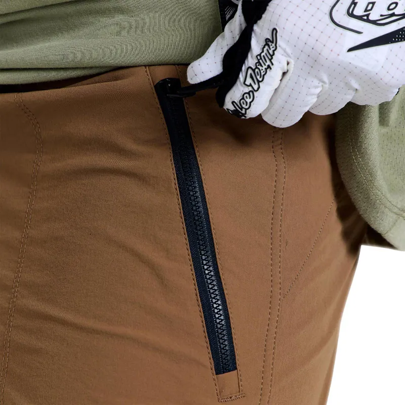 Troy Lee Designs Skyline Trail Baggy Shorts with Liner -  Mono Sienna-10