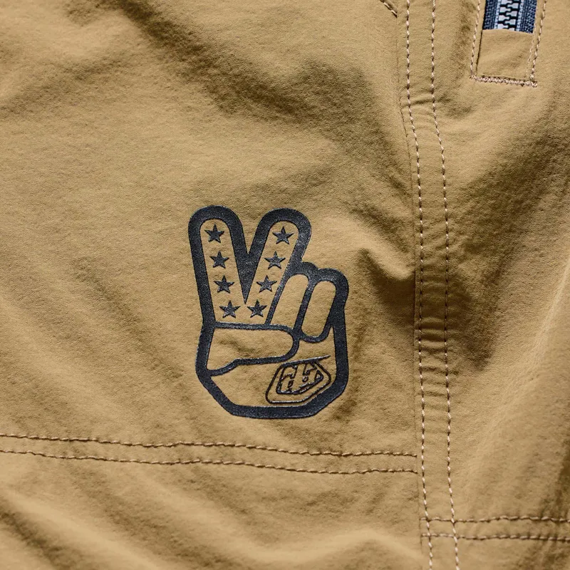 Troy Lee Designs Skyline Trail Baggy Shorts with Liner -  Mono Sienna-8