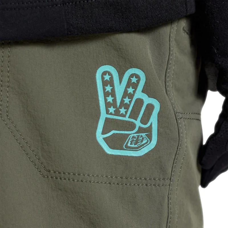 Troy Lee Designs Skyline Trail Youth Trousers - Mono Army-10