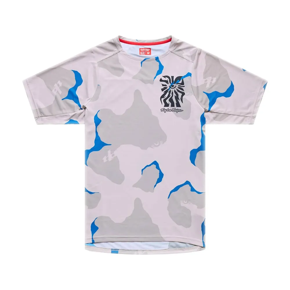 uPRISE Bikes Troy Lee Designs Skyline Pro Men's Short Sleeve Jersey - Flow Camo Pumice | Price match, 365 day returns, 18-Month Warranty, Finance Available & Free UK Delivery