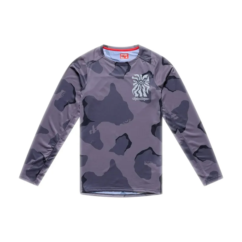 Troy Lee Designs Skyline Pro Men's Long Sleeve Jersey - Flow Camo Carbon