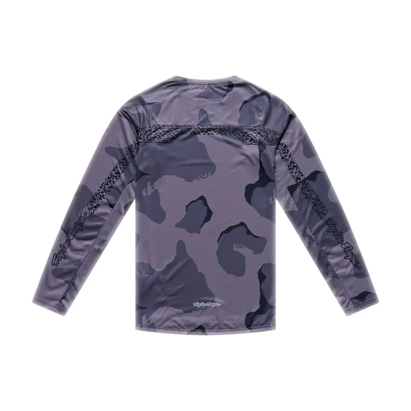 Troy Lee Designs Skyline Pro Men's Long Sleeve Jersey - Flow Camo Carbon-1