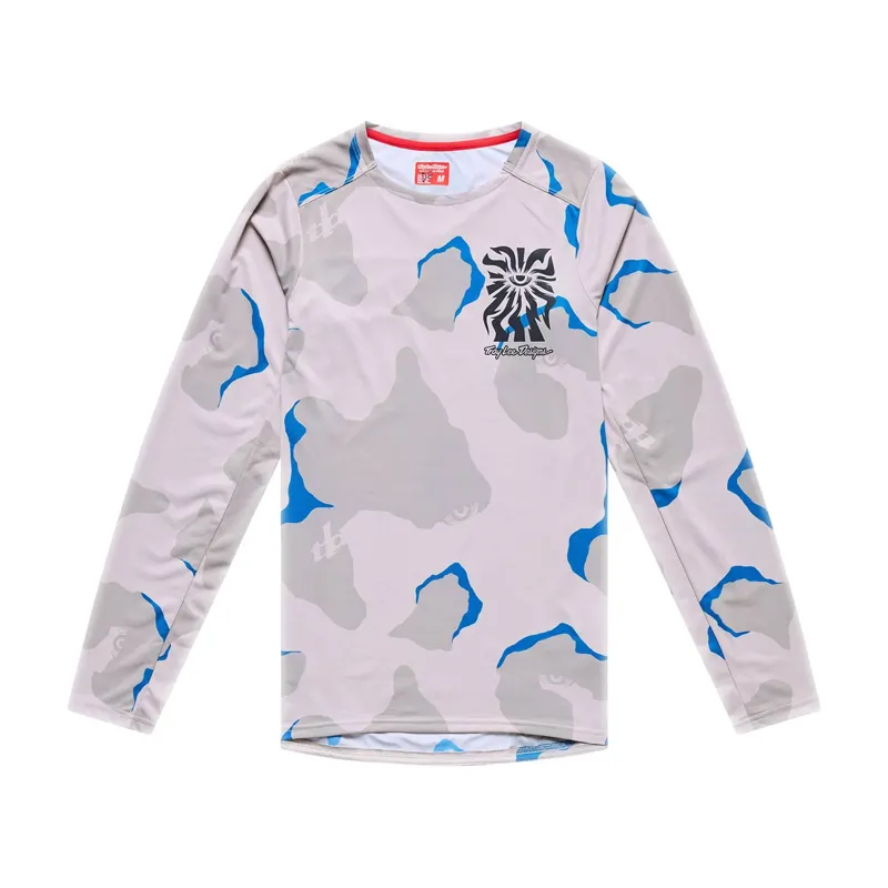 Troy Lee Designs Skyline Pro Men's Long Sleeve Jersey - Flow Camo Pumice