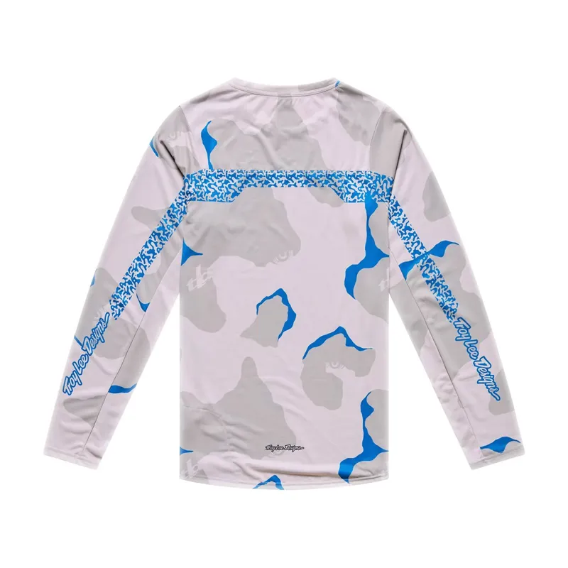 Troy Lee Designs Skyline Pro Men's Long Sleeve Jersey - Flow Camo Pumice-1