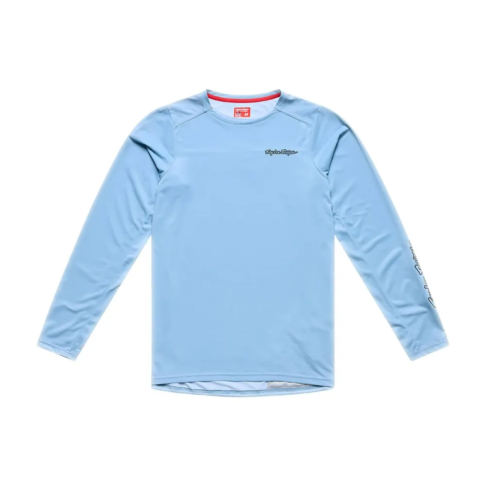 uPRISE Bikes Troy Lee Designs Skyline Pro Men's Long Sleeve Jersey - Mono Dawn Blue | Price match, 365 day returns, 18-Month Warranty, Finance Available & Free UK Delivery