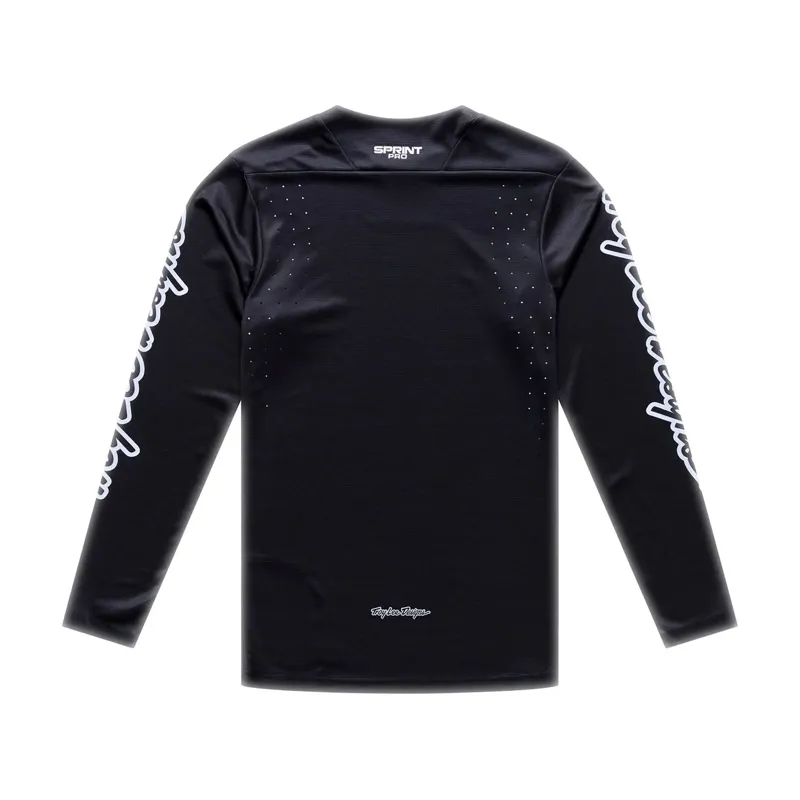 Troy Lee Designs Sprint Pro Men's Long Sleeve Jersey - Mono Black-1