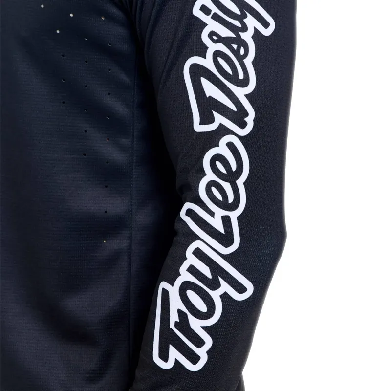 Troy Lee Designs Sprint Pro Men's Long Sleeve Jersey - Mono Black-8