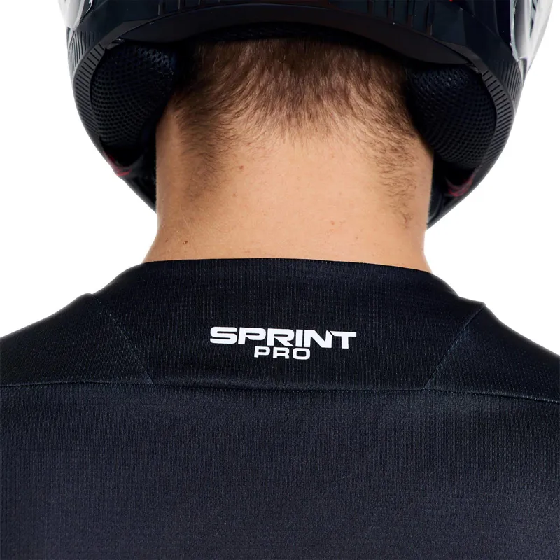 Troy Lee Designs Sprint Pro Men's Long Sleeve Jersey - Mono Black-7