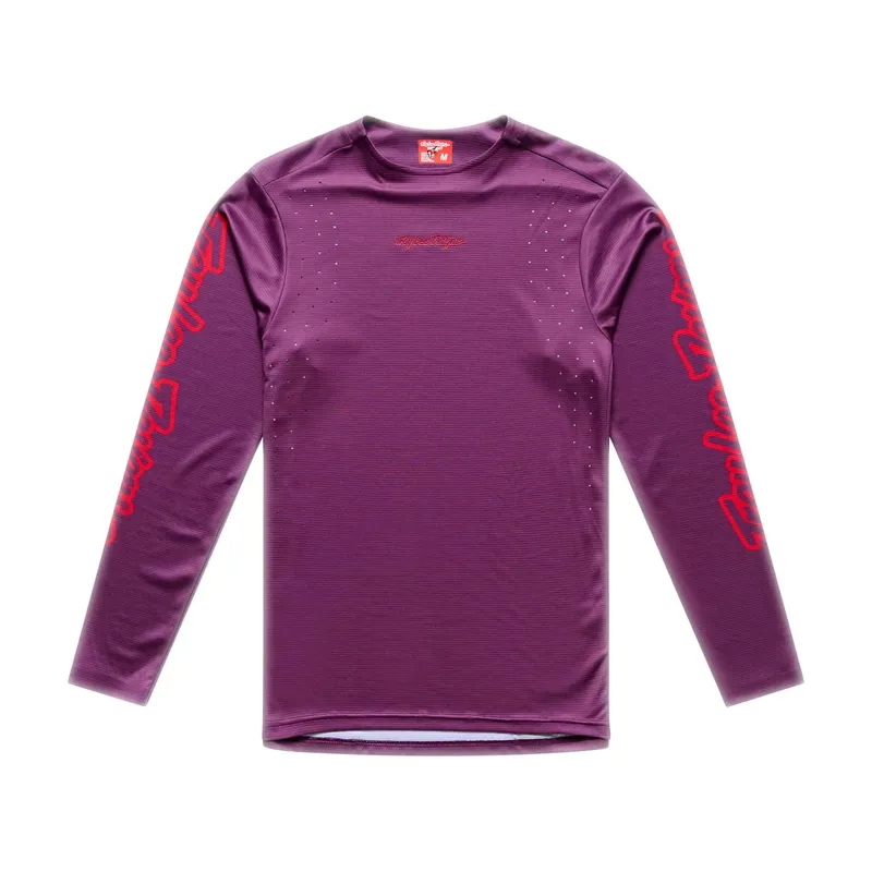 Troy Lee Designs Sprint Pro Men's Long Sleeve Jersey - Mono Sangria