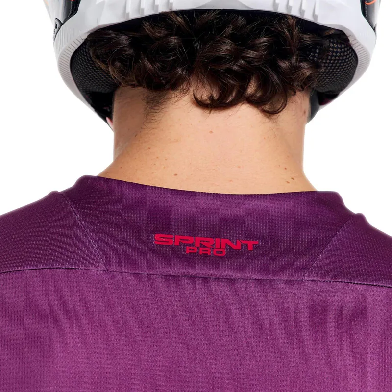 Troy Lee Designs Sprint Pro Men's Long Sleeve Jersey - Mono Sangria-8