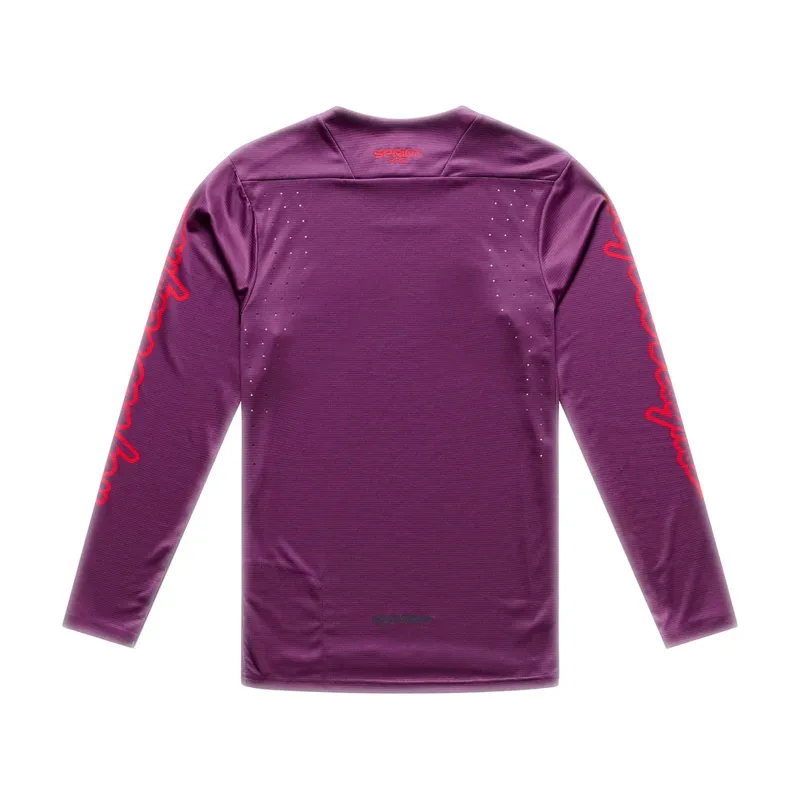 Troy Lee Designs Sprint Pro Men's Long Sleeve Jersey - Mono Sangria-1