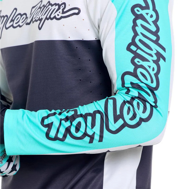 Troy Lee Designs Sprint Pro Men's Long Sleeve Jersey - Yo Moto Carbon-9