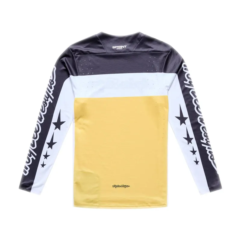 Troy Lee Designs Sprint Pro Men's Long Sleeve Jersey - Yo Moto Butter-1