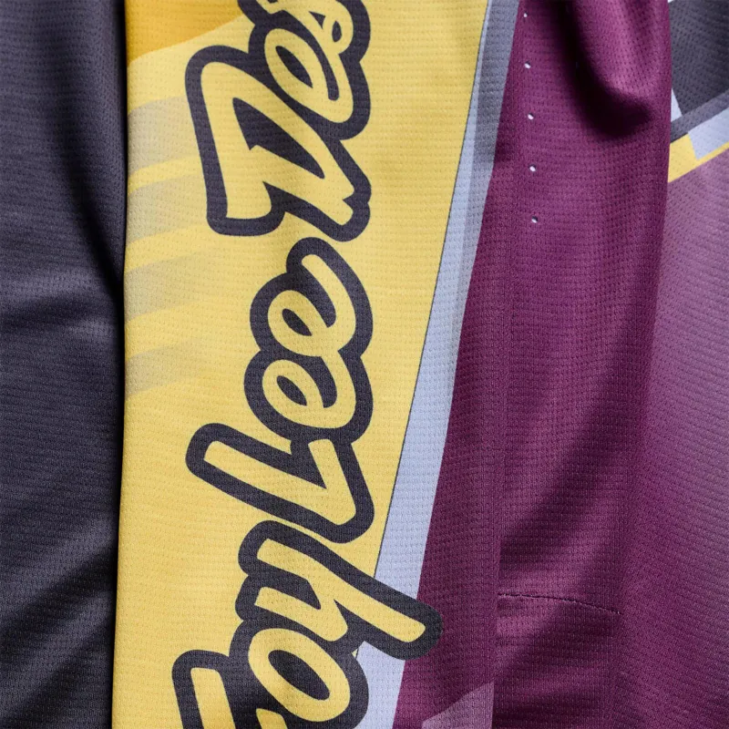 Troy Lee Designs Sprint Pro Men's Long Sleeve Jersey - Lowrider Sangria-4