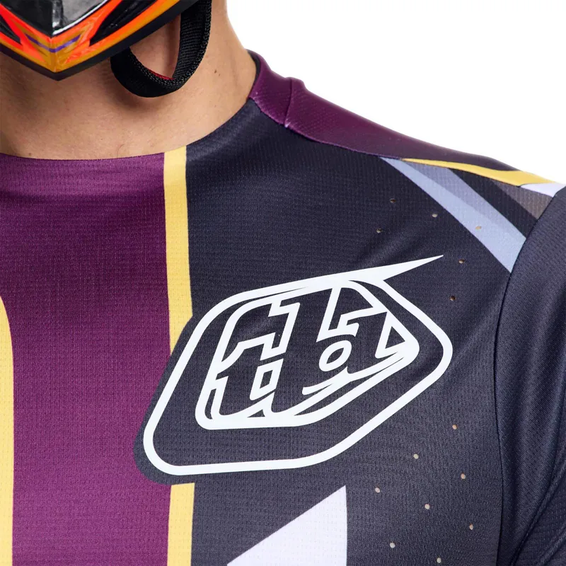 Troy Lee Designs Sprint Pro Men's Long Sleeve Jersey - Lowrider Sangria-6